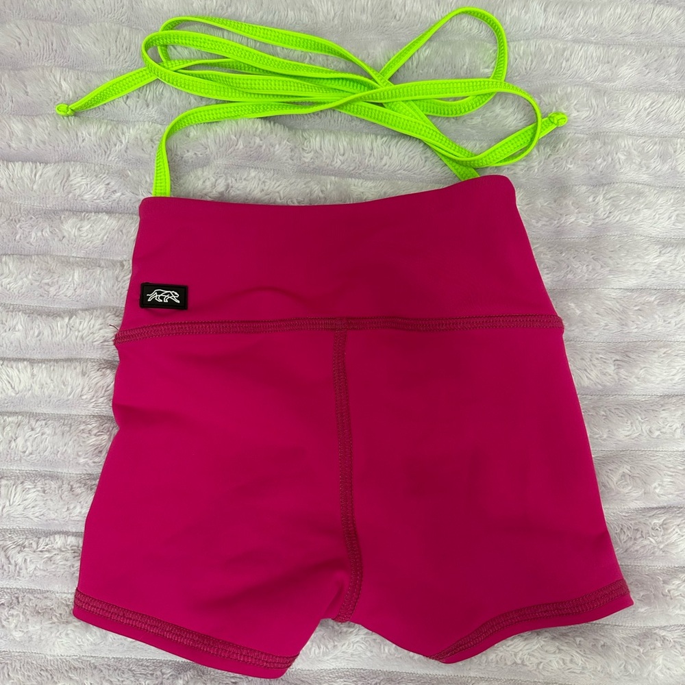 Tiger Friday Pink Dance Biker Shorts